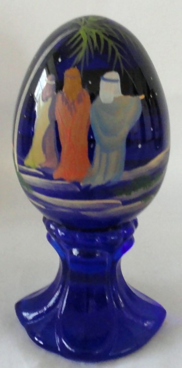 LOUISE PIPER FENTON HANDPAINED & SIGNED EGG