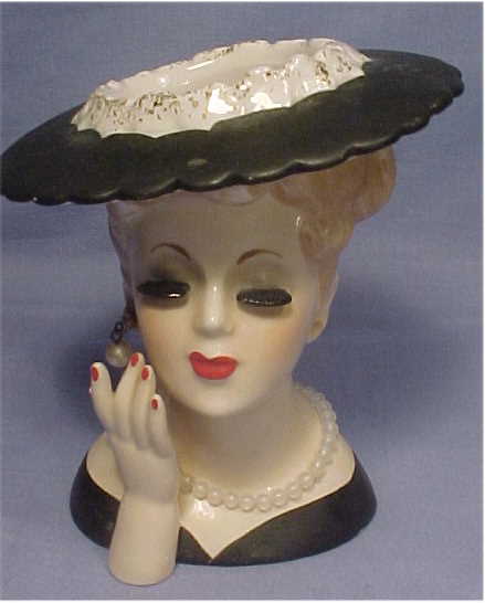 Lady Head Vases By Inarco Enesco Holt Howard And More