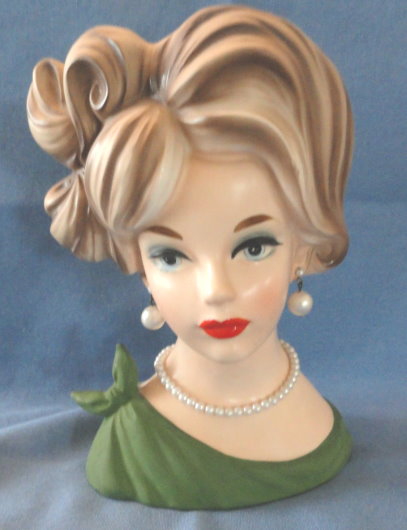 Lady Head Vases By Inarco Enesco Holt Howard And More
