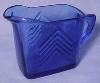 Cobalt Blue Chevron Creamer