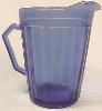 Depression Glass Aurora Cobalt Blue Creamer