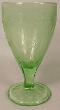 Lorain Basket 9 oz. Green Goblet