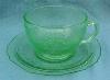 Florentine Green Cup And Saucer (Florentine 1)