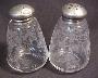 Cambridge Chantilly Flat Salt and Pepper Shakers