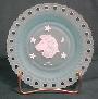 Westmoreland Lacey Edge Plate W Zodiac Design Leo