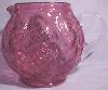 Fenton Ruby Overlay Squat Jug