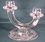 Fostoria Romance Double Candlestick