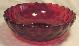 Royal Ruby Bubble 8-3/4" Large Berry Bowl