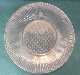 (2) Jeannette Pink Homespun "Fine Rib" Child's Plates