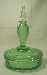 Fostoria Green Vanity (Powder/Perfume) 2276 w Laurel Cut