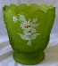 Westmoreland Green Mist Jardiniere w Daisy Decoration