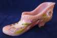 Fenton Slipper Rosalene with White Floral Decoration