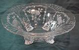 Fostoria Midnight Rose 10-1/2" Footed Console Bowl