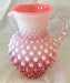 Fenton Cranberry Opalescent 5-3/4" Hobnail Pitcher