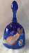 Small Fenton Cobalt Blue Bell With Pear Design
