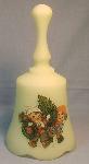 Fenton 1984 Campbell Kids Bell Christmas Cheer Scalloped Bell