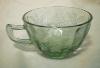 Depression Glass - Poinsettia Green Cup