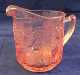 Depression Glass - Poinsettia (Floral) Pink Creamer