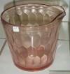 Jeannette Hex Optic "Honeycomb" Pink Bucket Reamer Bottom