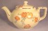 Hall Orange Poppy Boston Teapot