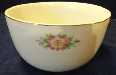 Hall Rose White 7-1/2" Straight-sided Mixing Bowl
