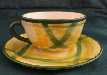 Vernon Gingham Cup and Saucer Set