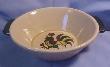 Metlox California Provincial Rooster Basketweave Vegetable Bowl