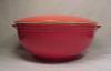 Universal Cambridge Red Casserole W Lid