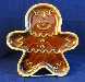 Hull Mirror Brown 10" Gingerbread Tray