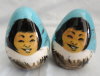 Matthew Adams Eskimo Salt & Pepper Shakers Teardrop Style