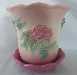Hull Woodland Matte Flower Pot/Attached Saucer W11-5 /3/4