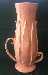 Red Wing 11" Vase Pink Fleck w Petal Relief #1377