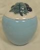 Abingdon Lidded Jar With Fruit Finial