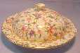 Royal Winton Chintz Old Cottage Round Butter Dish