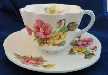 Shelley Begonia Bone China Cup And Saucer