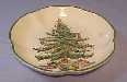 Spode Christmas Tree 5" Dish with Scalloped Edge