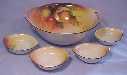 Noritake Nut Serving Set with Large Bowl & 4 Individuals