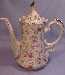 Lefton Rose Chintz Coffee Pot W Gold Handle/Spout 