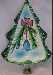 Holt Howard Christmas Tree Shaped Dish With Bell Design