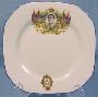 Collingswood British 6" Plate George VIII 1937 Coronation