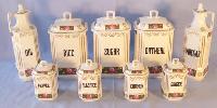 Hutschenreuther Czechoslovakian 9 pc. Spice Set - 