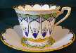 Adderley Ware Bone China Cup Porcelaine Moderne Art Deco