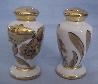 Stouffer Golden Orchid Salt and Pepper Shakers 