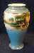 Noritake 8" Vase with Scenic & Cylindrical Shape