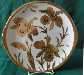 Stouffer Golden Orchid 11" Cake Plate Signed M Lawrence