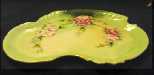 Limoges Guerin Mark 9-1/2" Dresser Tray Roses W Gold Trim