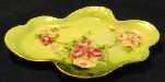 Limoges Pouyat Mark Small Dresser Tray Roses W Gold Trim