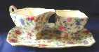 Royal Winton Chintz Old Cottage Sugar/Creamer on Tray