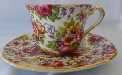Royal Winton Chintz Cup/Saucer Summertime Pattern - Ascot