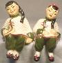 Ceramic Arts Shelf Sitters - Sun-Li And Sun-Lin